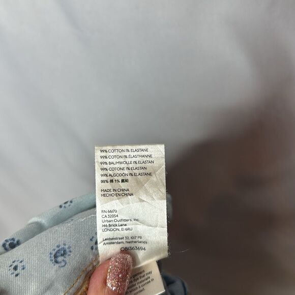 Pilcro Anthropology The Slim Boyfriend Patchwork Relaxed fit Jeans. Size 27. - Picture 13 of 13